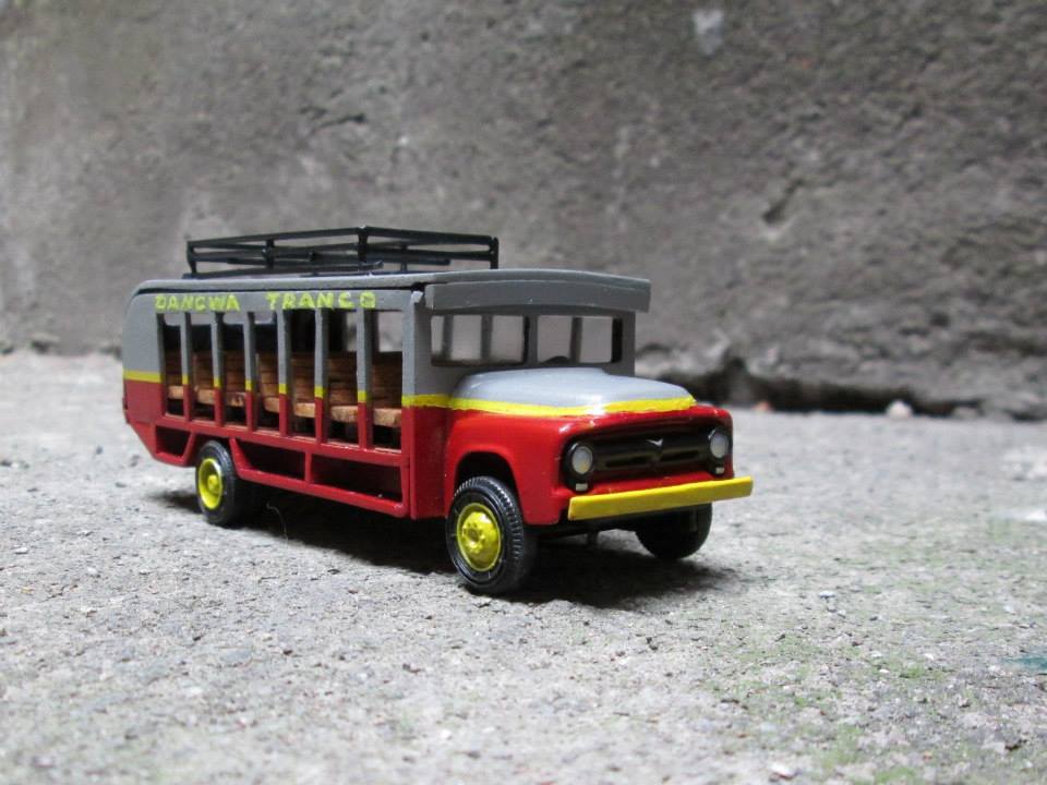 Scratch built old school bus