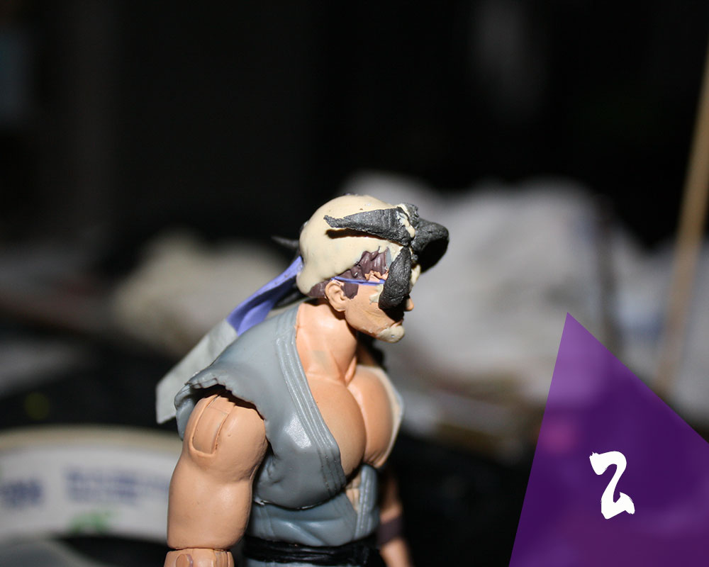 Adding Some sculpt hair WIP at TeamCitadelHobbies